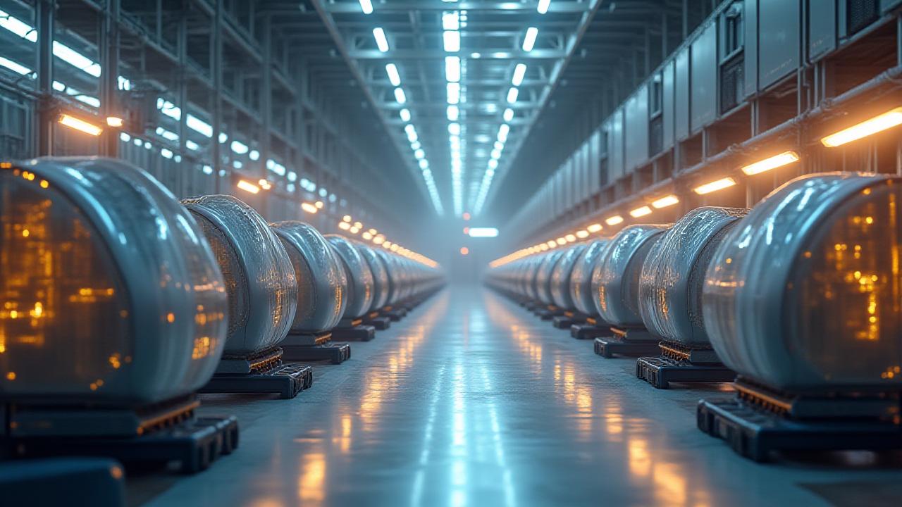 Automated smart factory floor with autonomous logistics vehicles